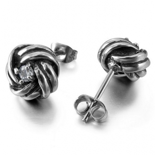 BC Wholesale Stud Earrings Stainless Steel 316L Popular Earrings NO.#SJ55EWB255SL