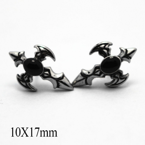 BC Wholesale Stud Earrings Stainless Steel 316L Popular Earrings NO.#SJ55E0091