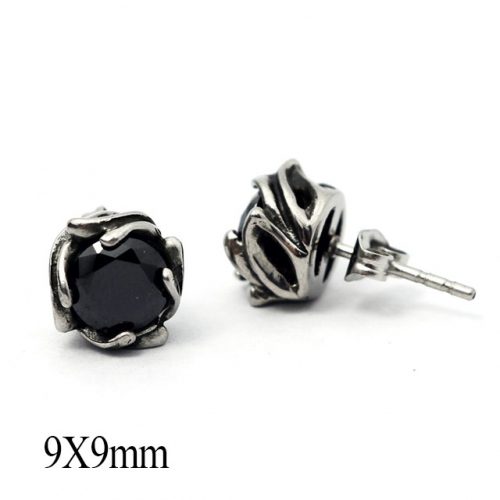 BC Wholesale Stud Earrings Stainless Steel 316L Popular Earrings NO.#SJ55EBA0133