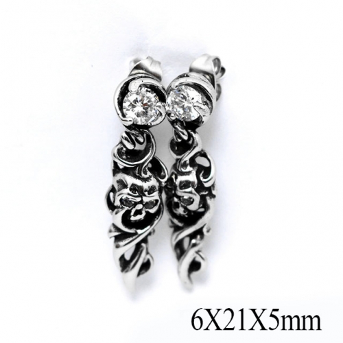 BC Wholesale Stud Earrings Stainless Steel 316L Popular Earrings NO.#SJ55EWB0419