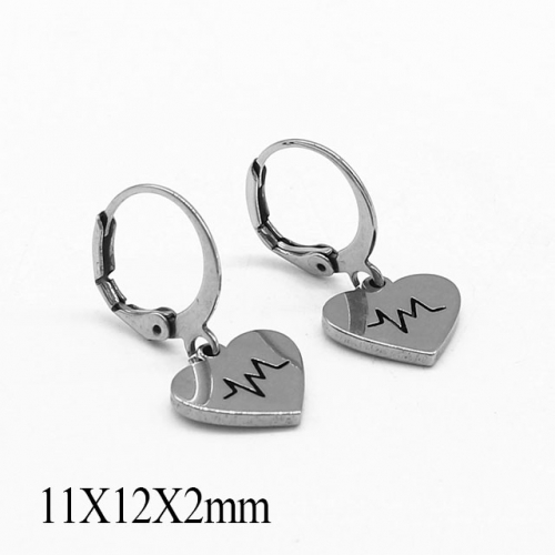 BC Wholesale Stud Earrings Stainless Steel 316L Popular Earrings NO.#SJ55E0952