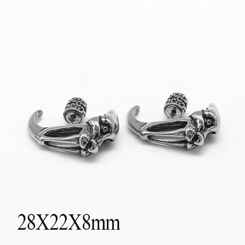 BC Wholesale Stud Earrings Stainless Steel 316L Popular Earrings NO.#SJ55E1006