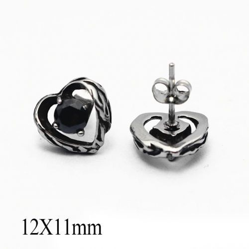 BC Wholesale Stud Earrings Stainless Steel 316L Popular Earrings NO.#SJ55EBA0092