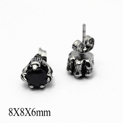 BC Wholesale Stud Earrings Stainless Steel 316L Popular Earrings NO.#SJ55EBA0012