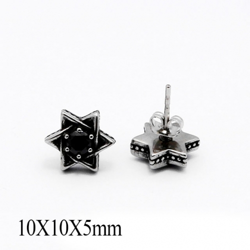 BC Wholesale Stud Earrings Stainless Steel 316L Popular Earrings NO.#SJ55EBA0722