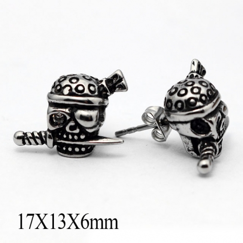 BC Wholesale Stud Earrings Stainless Steel 316L Popular Earrings NO.#SJ55EWC0247