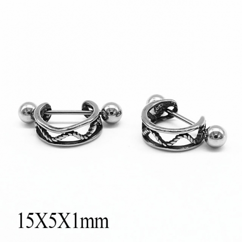 BC Wholesale Stud Earrings Stainless Steel 316L Popular Earrings NO.#SJ55E0832