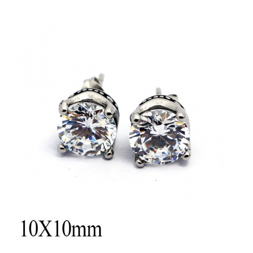 BC Wholesale Stud Earrings Stainless Steel 316L Popular Earrings NO.#SJ55E0085