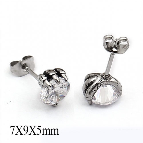 BC Wholesale Stud Earrings Stainless Steel 316L Popular Earrings NO.#SJ55EWB0021