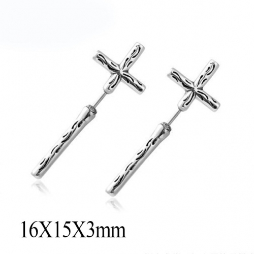 BC Wholesale Stud Earrings Stainless Steel 316L Popular Earrings NO.#SJ55E0601