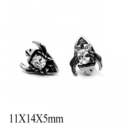 BC Wholesale Stud Earrings Stainless Steel 316L Popular Earrings NO.#SJ55EWB0041