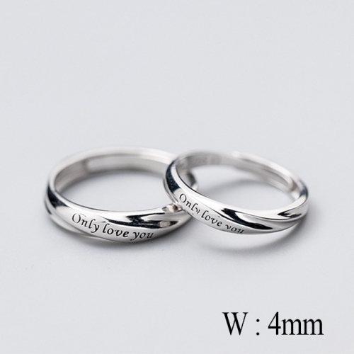 BC Wholesale 925 Silver Jewelry Fashion Silver Rings NO.#925J5R4387