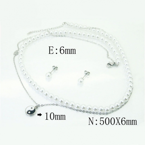 BC Wholesale Jewelry Sets Stainless Steel 316L Jewelry Sets NO.#BC59S2083HKE