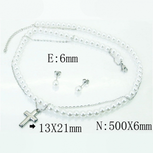 BC Wholesale Jewelry Sets Stainless Steel 316L Jewelry Sets NO.#BC59S2066HKU