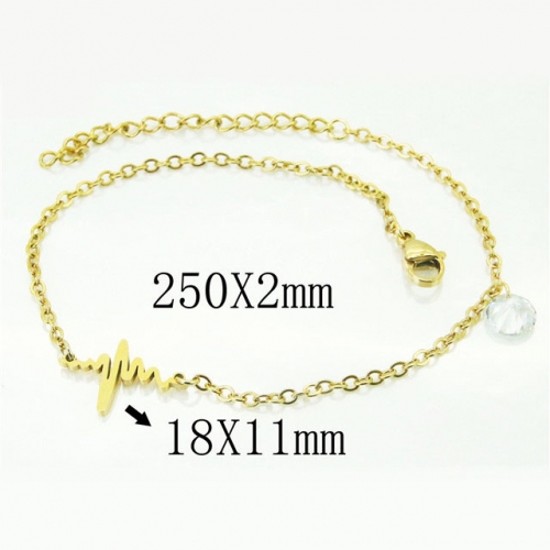 BC Wholesale Jewelry Stainless Steel 316L Anklets or Bracelets NO.#BC43B0088KLQ