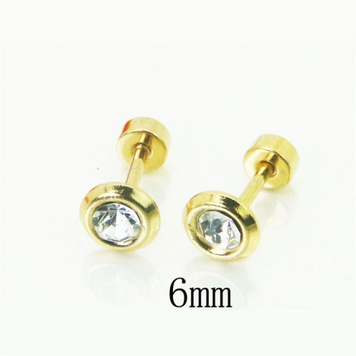 BC Wholesale Earrings Jewelry Stainless Steel 316L Earrings NO.#BC67E0476IT