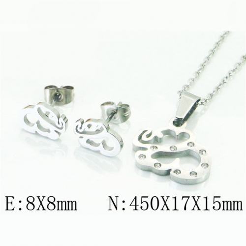 BC Wholesale Jewelry Sets Stainless Steel 316L Jewelry Sets NO.#BC52S0019HZZ