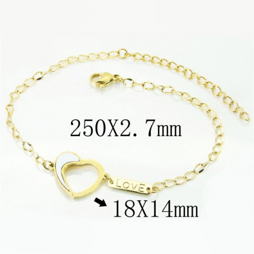 BC Wholesale Jewelry Stainless Steel 316L Anklets or Bracelets NO.#BC43B0087KLW