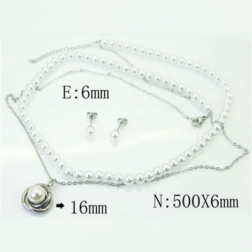 BC Wholesale Jewelry Sets Stainless Steel 316L Jewelry Sets NO.#BC59S2074HKZ