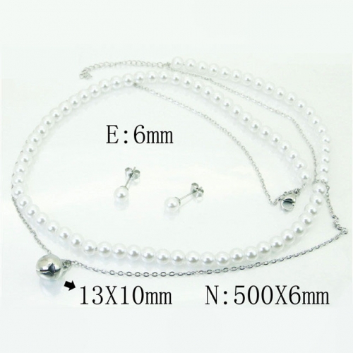 BC Wholesale Jewelry Sets Stainless Steel 316L Jewelry Sets NO.#BC59S2076HKC