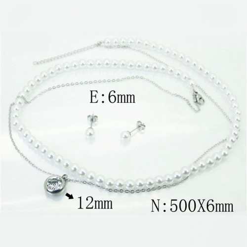 BC Wholesale Jewelry Sets Stainless Steel 316L Jewelry Sets NO.#BC59S2080HKA