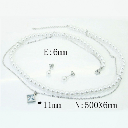 BC Wholesale Jewelry Sets Stainless Steel 316L Jewelry Sets NO.#BC59S2078HKV