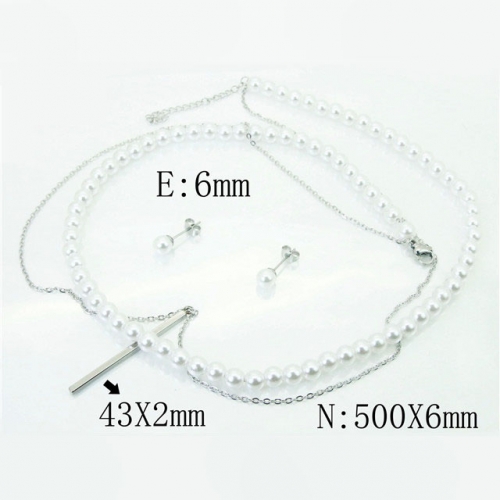 BC Wholesale Jewelry Sets Stainless Steel 316L Jewelry Sets NO.#BC59S2081HKW