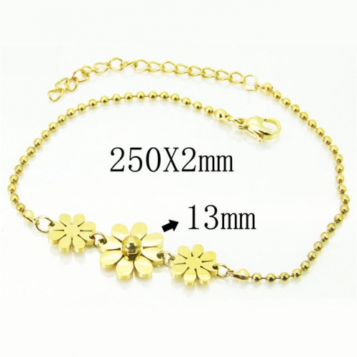 BC Wholesale Jewelry Stainless Steel 316L Anklets or Bracelets NO.#BC43B0075KL