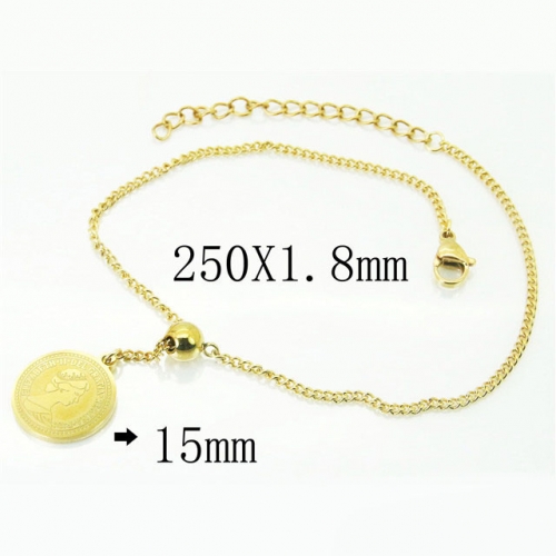 BC Wholesale Jewelry Stainless Steel 316L Anklets or Bracelets NO.#BC43B0094KLX