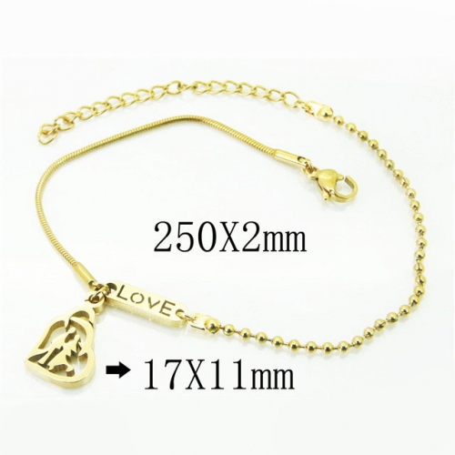 BC Wholesale Jewelry Stainless Steel 316L Anklets or Bracelets NO.#BC43B0084KLX