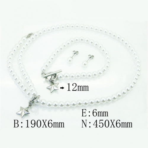 BC Wholesale Jewelry Sets Stainless Steel 316L Jewelry Sets NO.#BC59S2001HOQ