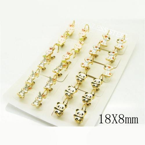 BC Wholesale Earrings Jewelry Stainless Steel 316L Earrings NO.#BC67E0451LOQ