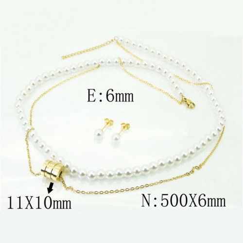 BC Wholesale Jewelry Sets Stainless Steel 316L Jewelry Sets NO.#BC59S2058H5L