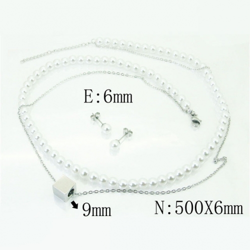 BC Wholesale Jewelry Sets Stainless Steel 316L Jewelry Sets NO.#BC59S2086HKU