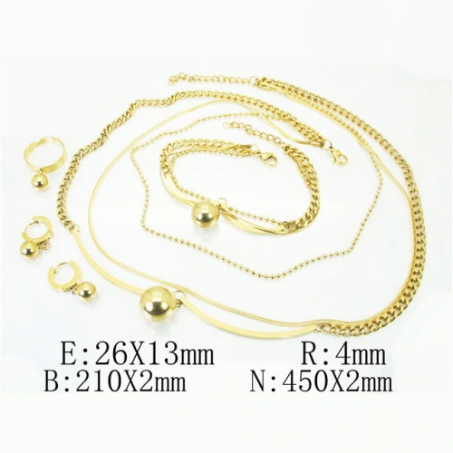 BC Wholesale Jewelry Sets Stainless Steel 316L Jewelry Sets NO.#BC50S0108JAA