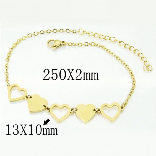 BC Wholesale Jewelry Stainless Steel 316L Anklets or Bracelets NO.#BC43B0074KLD