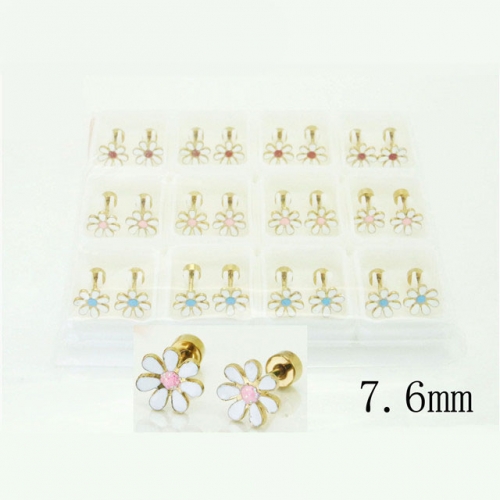 BC Wholesale Earrings Jewelry Stainless Steel 316L Earrings NO.#BC67E0482KIR