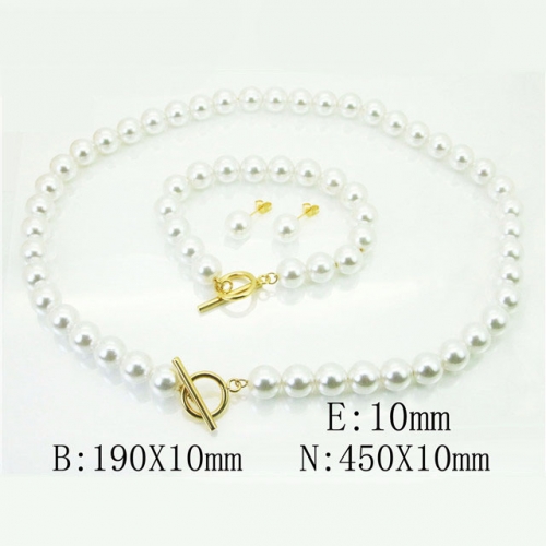BC Wholesale Jewelry Sets Stainless Steel 316L Jewelry Sets NO.#BC59S2010IEE