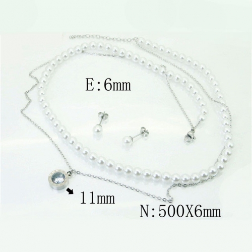 BC Wholesale Jewelry Sets Stainless Steel 316L Jewelry Sets NO.#BC59S2079HKQ