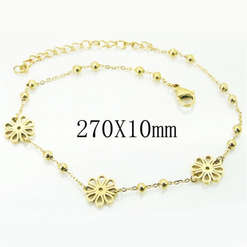 BC Wholesale Jewelry Stainless Steel 316L Anklets or Bracelets NO.#BC43B0085KLA