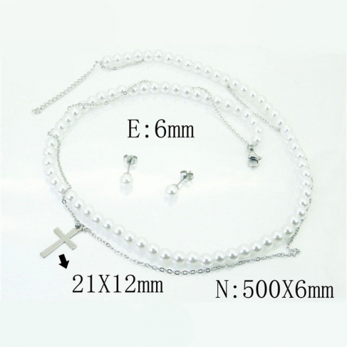 BC Wholesale Jewelry Sets Stainless Steel 316L Jewelry Sets NO.#BC59S2067HKT