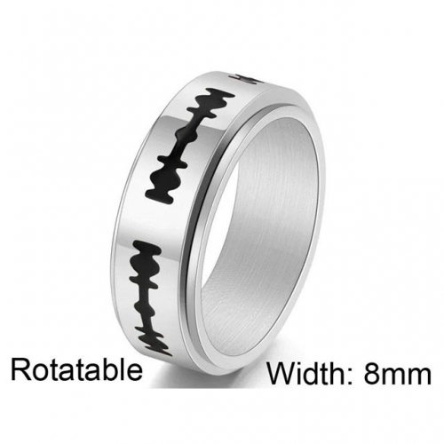 BC Wholesale Multifunction Rings Stainless Steel 316L Rings Rotatable Rings NO.#SJ57R310