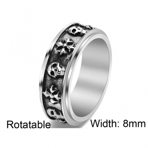BC Wholesale Multifunction Rings Stainless Steel 316L Rings Rotatable Rings NO.#SJ57R299