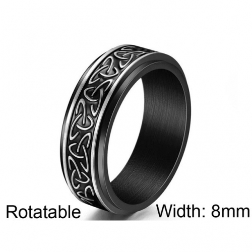 BC Wholesale Multifunction Rings Stainless Steel 316L Rings Rotatable Rings NO.#SJ57R266
