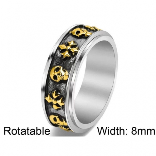 BC Wholesale Multifunction Rings Stainless Steel 316L Rings Rotatable Rings NO.#SJ57R300