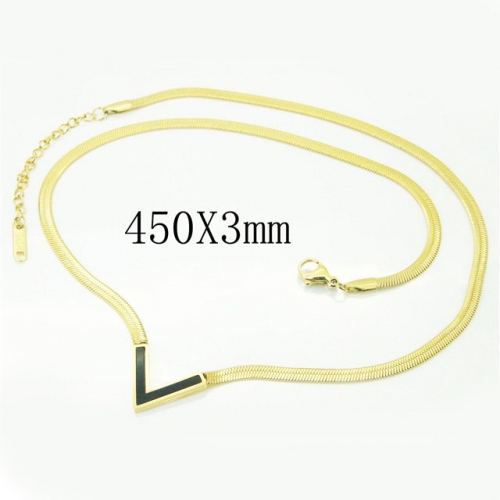 BC Wholesale Necklace Jewelry Stainless Steel 316L Fashion Necklace NO.#BC09N1270OW