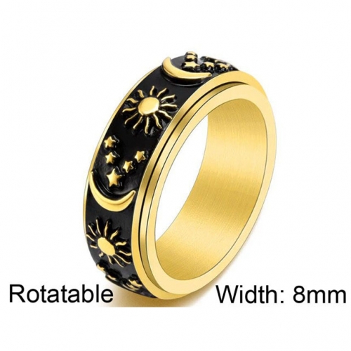 BC Wholesale Multifunction Rings Stainless Steel 316L Rings Rotatable Rings NO.#SJ57R253