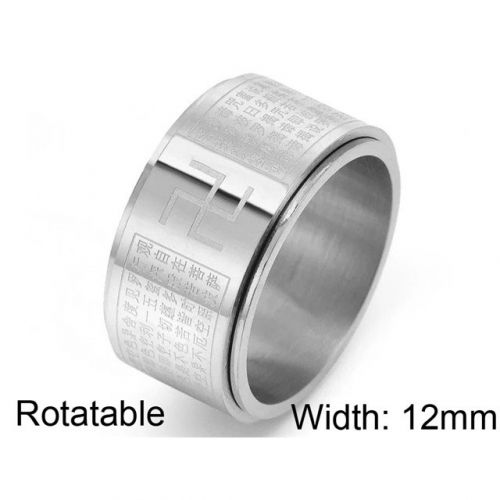 BC Wholesale Multifunction Rings Stainless Steel 316L Rings Rotatable Rings NO.#SJ57R340