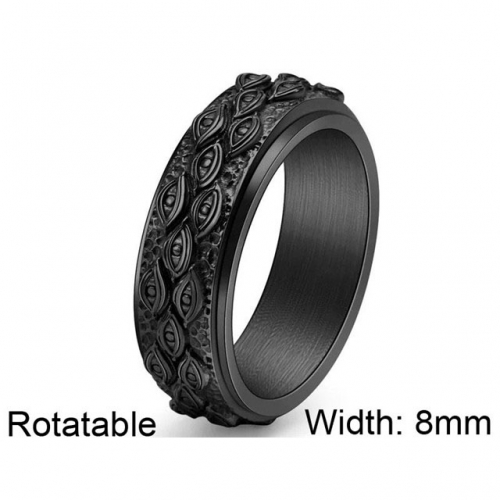 BC Wholesale Multifunction Rings Stainless Steel 316L Rings Rotatable Rings NO.#SJ57R324
