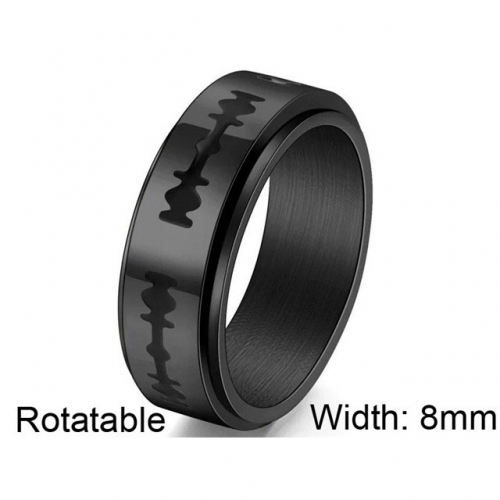 BC Wholesale Multifunction Rings Stainless Steel 316L Rings Rotatable Rings NO.#SJ57R312